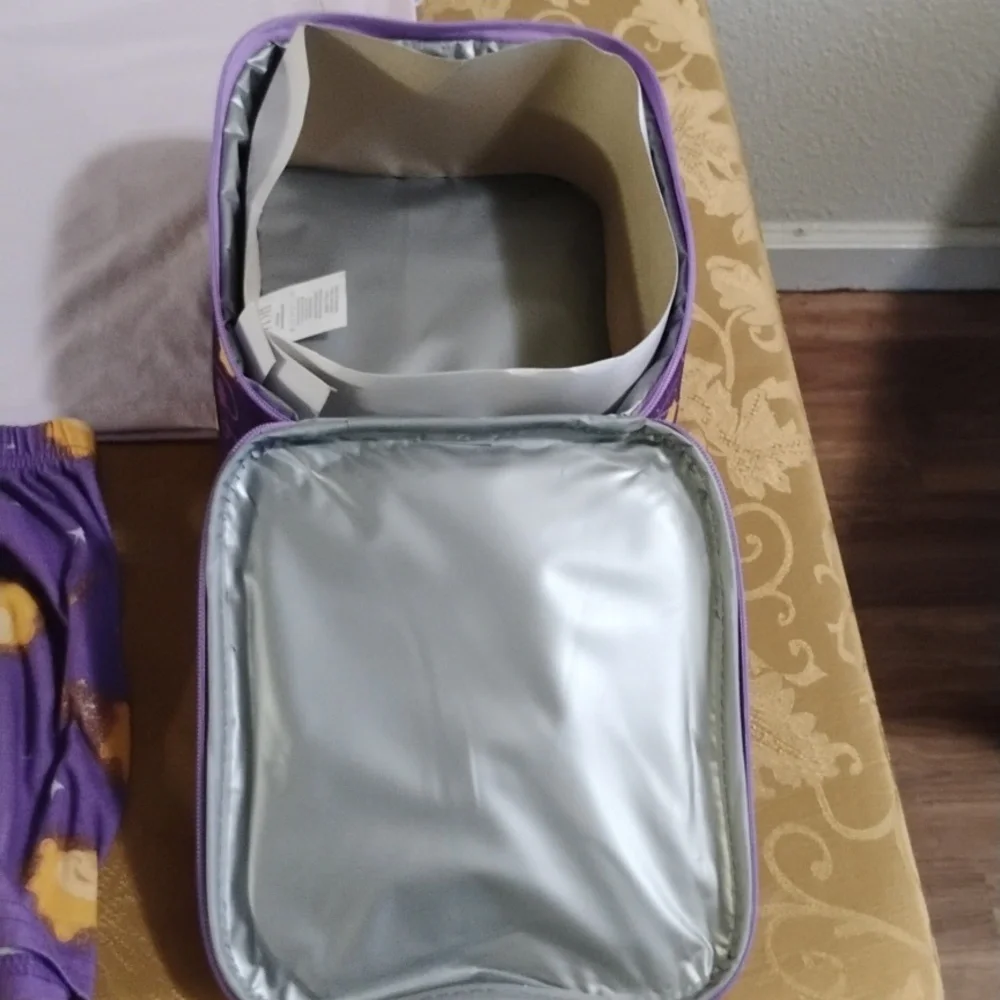 Disney Make A Wish Pajama Set - Yellow and Purple With A Lunch Box - Picture 6 of 7
